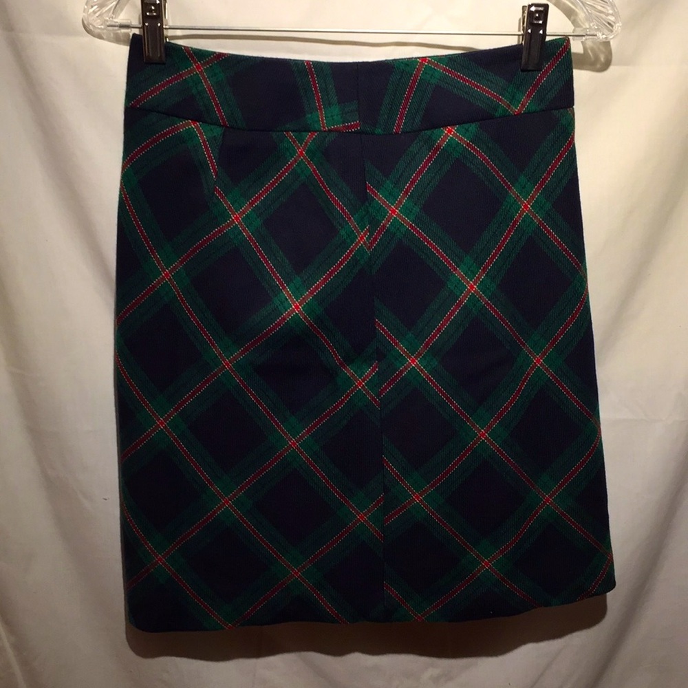 Talbots petite wool plaid skirt.  Size 0P.